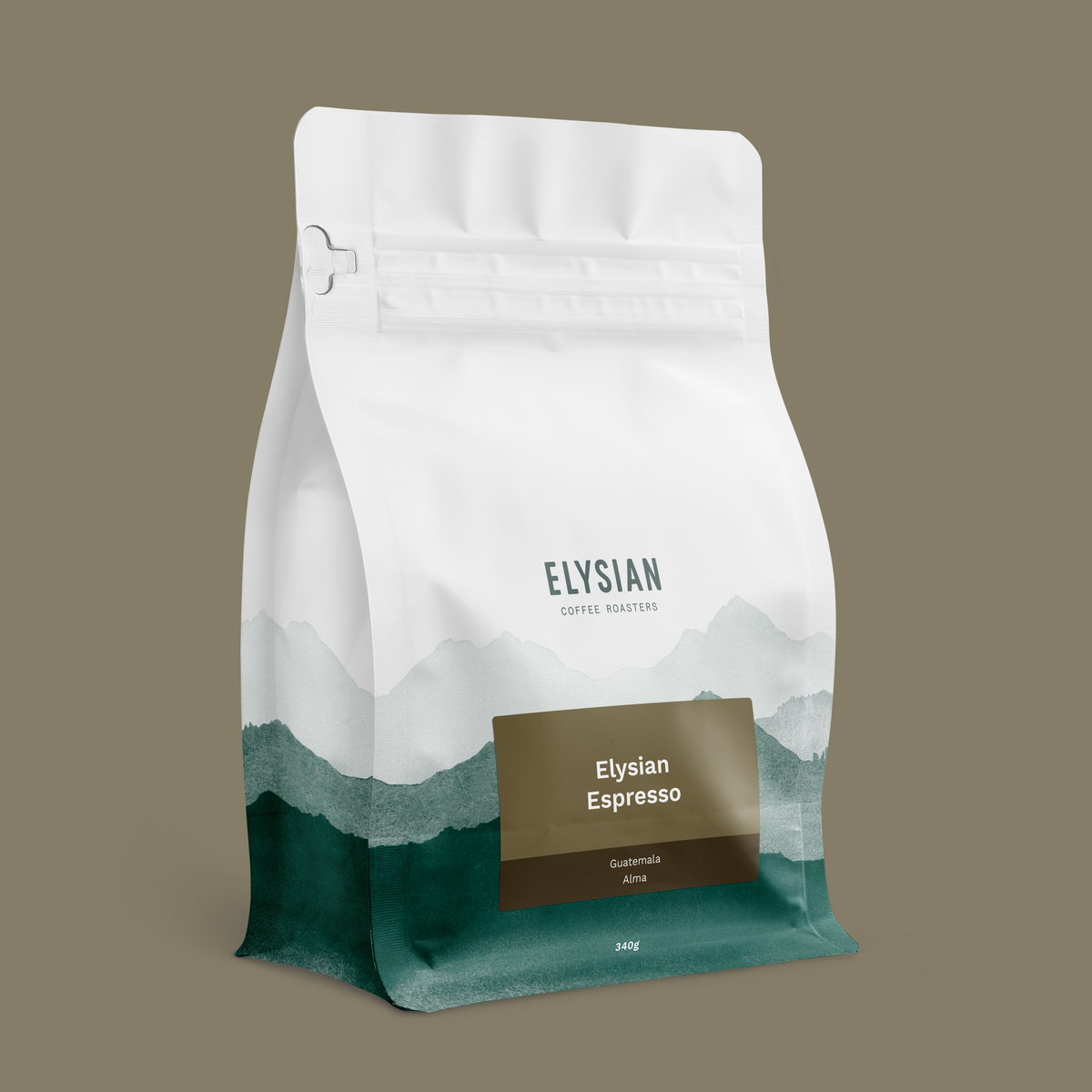 A bag of Elysian Espresso