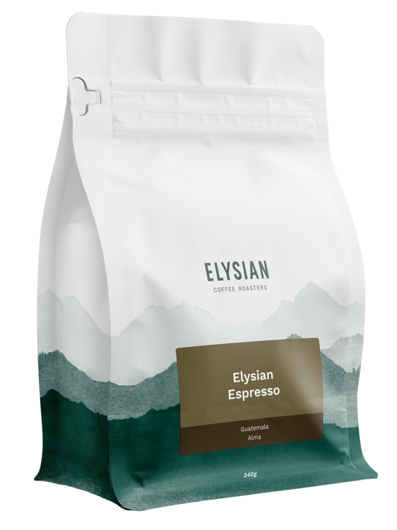 A bag of Elysian Espresso